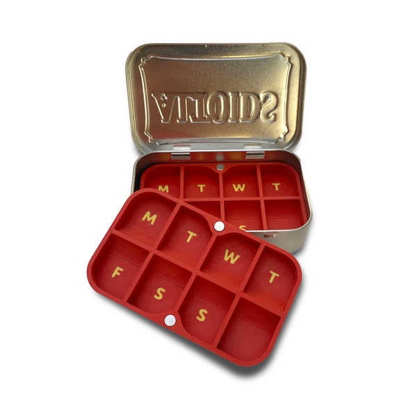Altoids Tin Pill Storage Insert - Ingenious Design for Organized Medication