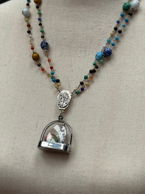 French Holy Relic Pendant Necklace