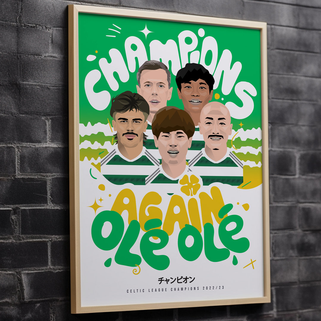 Celtic The Treble Winners 22/23 Poster