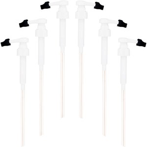 Coffee Syrup Pump for Monin Syrup Glass Bottles Only 750mL (25.4 Fl Oz), Pack of 6