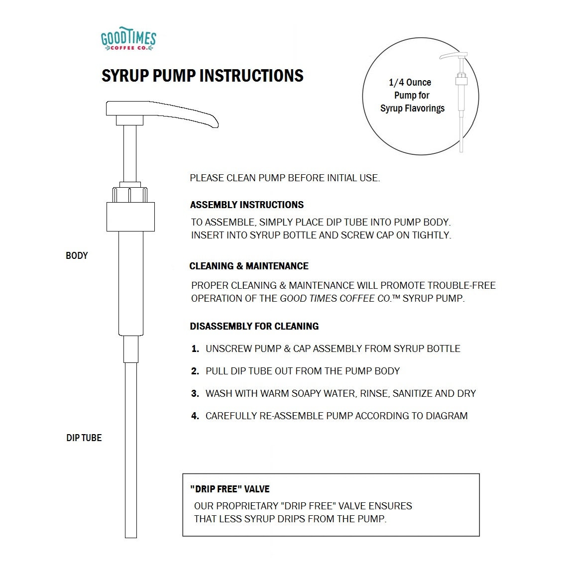 10 Pack Coffee Dispenser Syrup Pump Black Liquid Dispenser For Monin