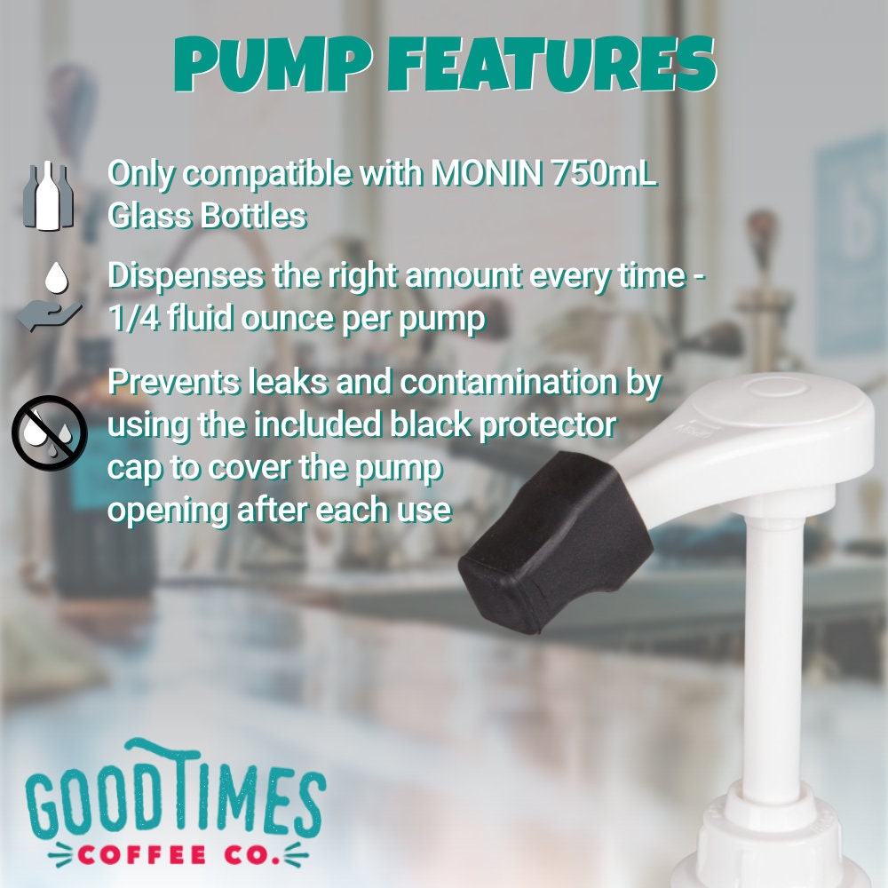 10 Pack Coffee Dispenser Syrup Pump Black Liquid Dispenser For Monin