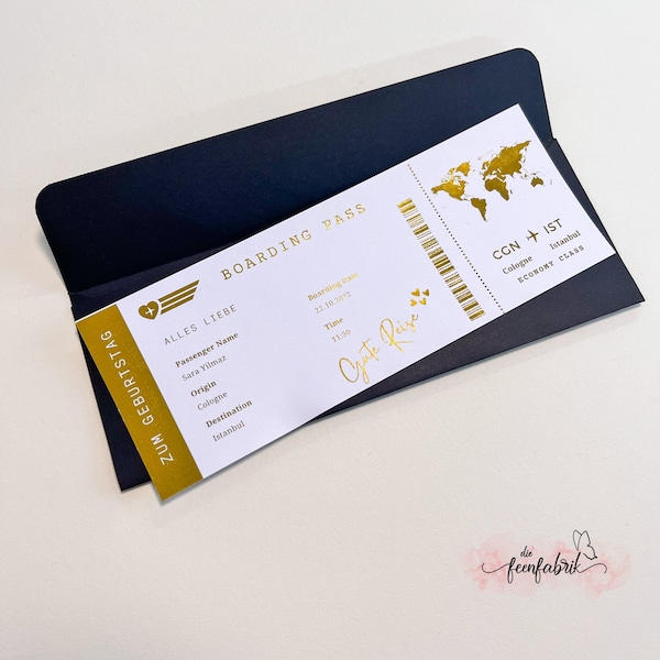 Geschenkgutschein Boarding Pass