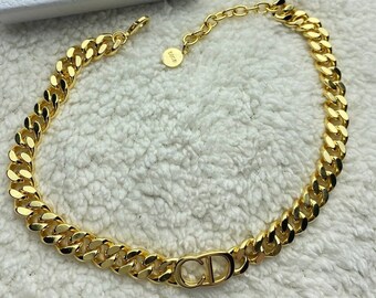 Vintage Christian Dior Gold Tone CD 