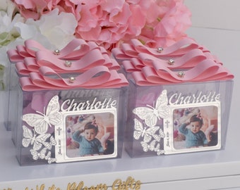 Silver Photo Frame Magnet Favors First Birthday Favors Baptism