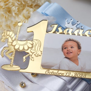 First Birthday Picture Magnet Favor, Personalized 1st Birthday Magnet Favor, First Birthday Souvenir for Guest, 1st Birthday Boy & Girl