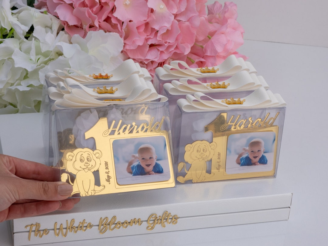 First Birthday Favors Personalized Baby Birthday Favors, Custom