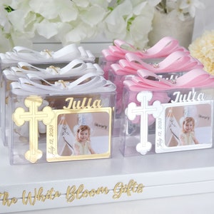 Personalized Baptism Favors, Baptism Photo Frame Magnet, Mi Bautizo, First Communion Favors, Christening Favors, Baptism Favors Girl & Boy
