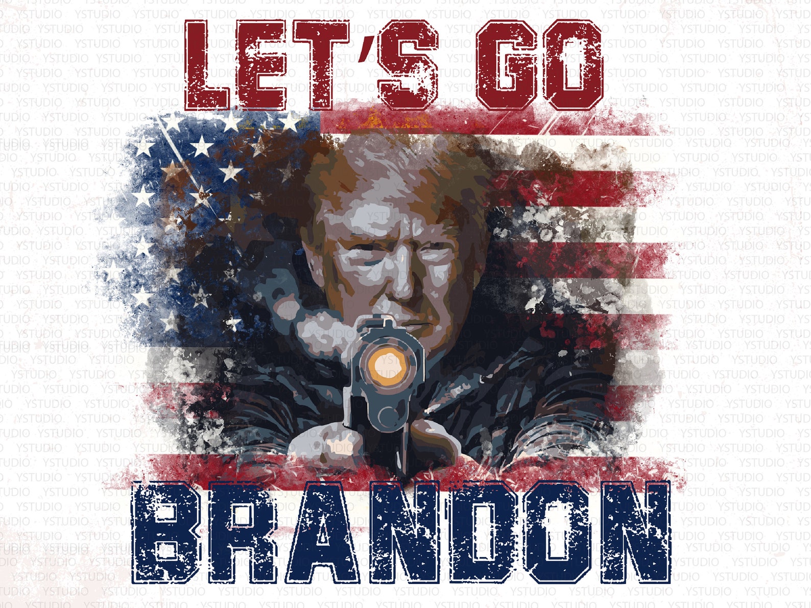 Blue Flag Bandiera 3x5 Piedi "Let's Go Brandon" #FJB - Banner Divertente Anti Joe Biden Per Giardino O Casa Bandiera Palestina - Foto 7