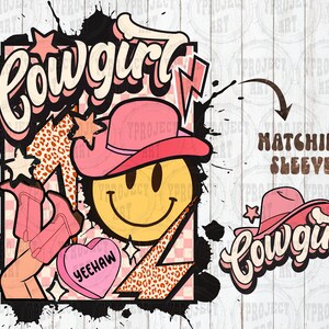 Vintage Cowgirl Png for T-shirt Designs Western Cowgirl Png - Etsy