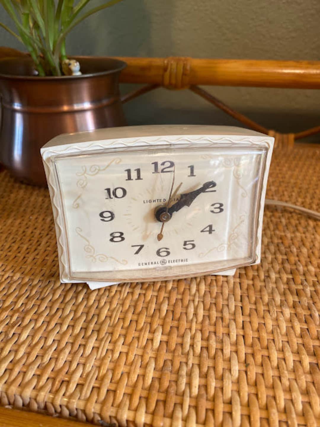 Vintage General Electric Alarm Clock Model 7316 K Free Etsy
