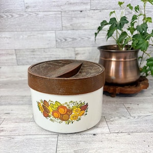 Vintage Beauty Ware von Lincoln Metallkanister - 1970er Jahre Küchendekor