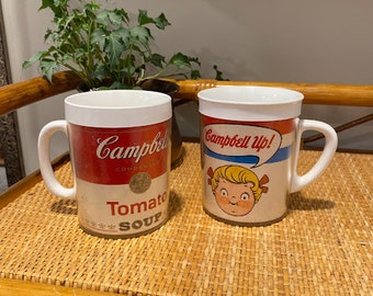 Tasses isothermes Campbell's Soup Thermo-Serv vintage