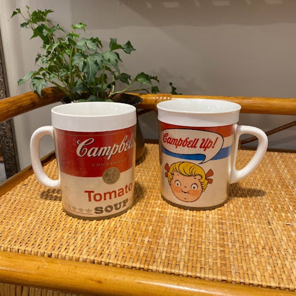 Tasses isothermes Campbell's Soup Thermo-Serv vintage