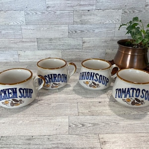 Vintage Soup Mugs - YOUR CHOICE