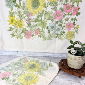 Vintage Cannon Royal Family Bath Towel and Washcloth Set - FREE SHIPPING