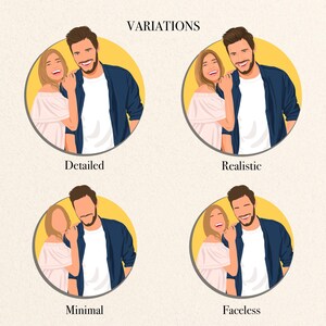 Best Friend Portrait, Custom Illustration, Best Friend Birthday Gift, Cartoon Portrait, Gift for Sister, Drawing from Photo image 4