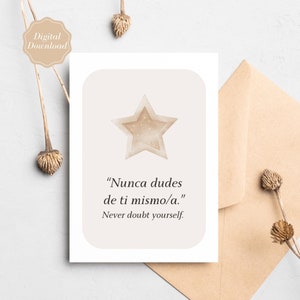 30 afirmaciones bilingües para niños, tarjetas de afirmaciones en español e inglés, baraja de cartas de mentalidad positiva para niños, tarjetas motivacionales para niños