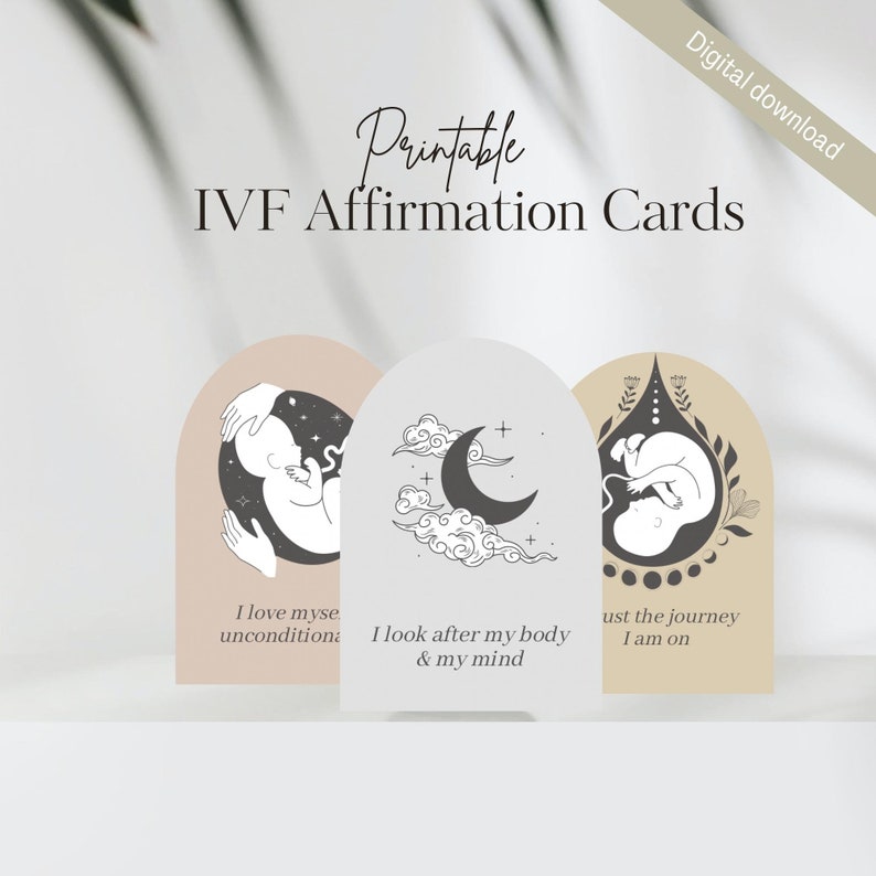 30 Positive IVF Support Printable Cards Encouraging IVF - Etsy
