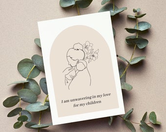 New Mom Encouragement Cards, Postpartum Mental Health Affirmations, Self-Care Gift for New Mom, Self-Love Printable Download