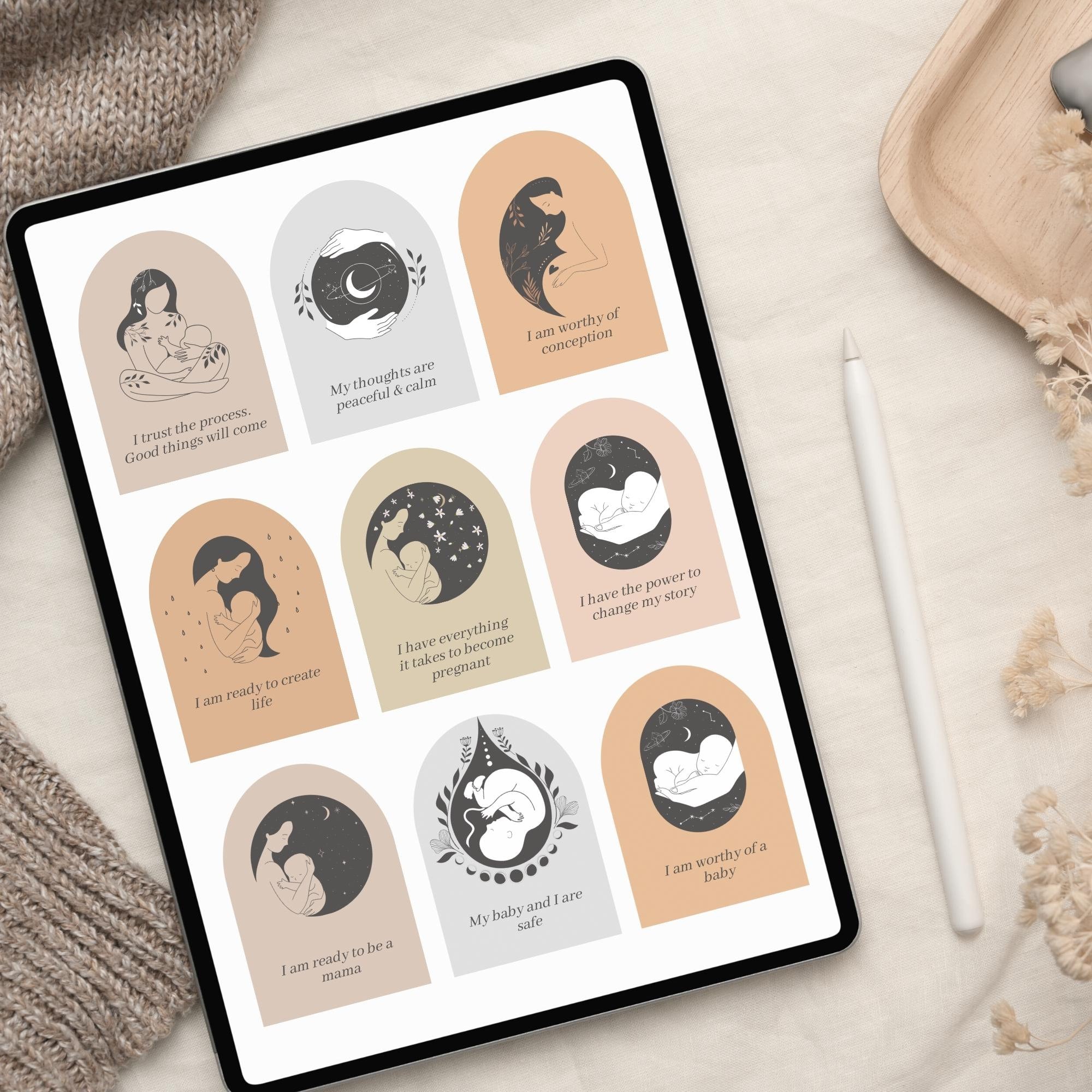 30 Positive IVF Support Printable Cards Encouraging IVF - Etsy