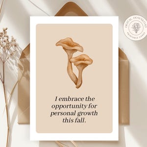 Plus de 30 cartes d'affirmations d'automne à imprimer, citations positives d'automne, téléchargement numérique, imprimables autosoins d'automne, cartes de gratitude, cadeau déco automne