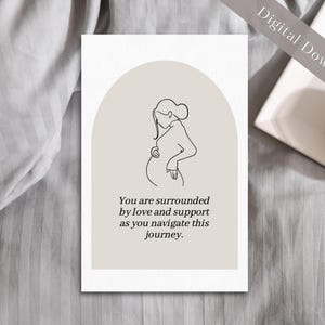 50+ Schwangerschaft nach Verlust Karten, Heilung Affirmationen, Ermutigung Karten für Schwangerschaft nach Fehlgeburt, Schwangerschaftsgeschenk, digitaler Download