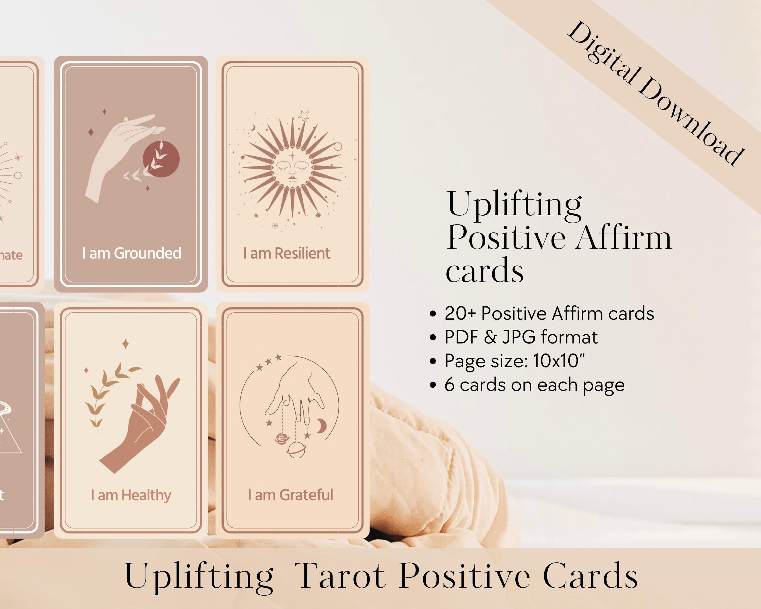 20 Printable Self-love Affirmation Cards, Downloadable Positive ...