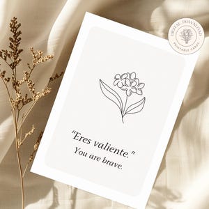 25+ tweetalige affirmaties voor kinderen, kaarten voor positieve bevestigingen Engels Spaans, bewerkbare sjabloon, Instant Download, Mindfulness-kaarten