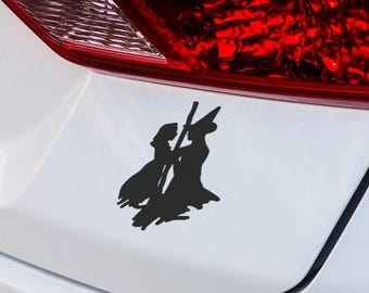 Glinda and Elphaba Wicked, car decal, vinyl decal