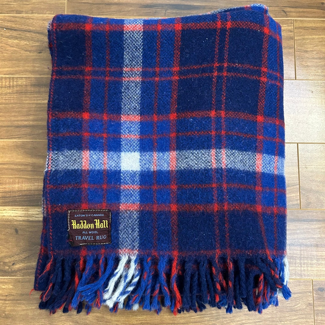Eatons Canada Haddon Hall Vintage Wool Stadium Blanket Travel Etsy