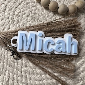 Personalized Diaper bag name tag, personalized Keychain, Acrylic Keychain, Luggage tag, cute acrylic keychain ,Bogg bag charm, gym name tag