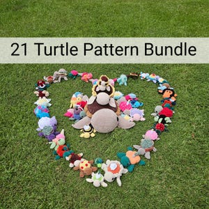 Patrón de tortuga para crochet en PDF, descarga gratuita, ideal para principiantes.