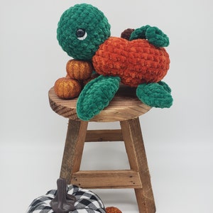 2in1 Pumpkin Turtle Pattern Crochet PDF Download Beginner Friendly Amigurumi image 6
