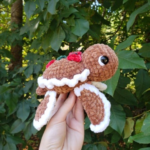 Gingerbread Turtle Pattern Crochet PDF Download Beginner Friendly Amigurumi image 2