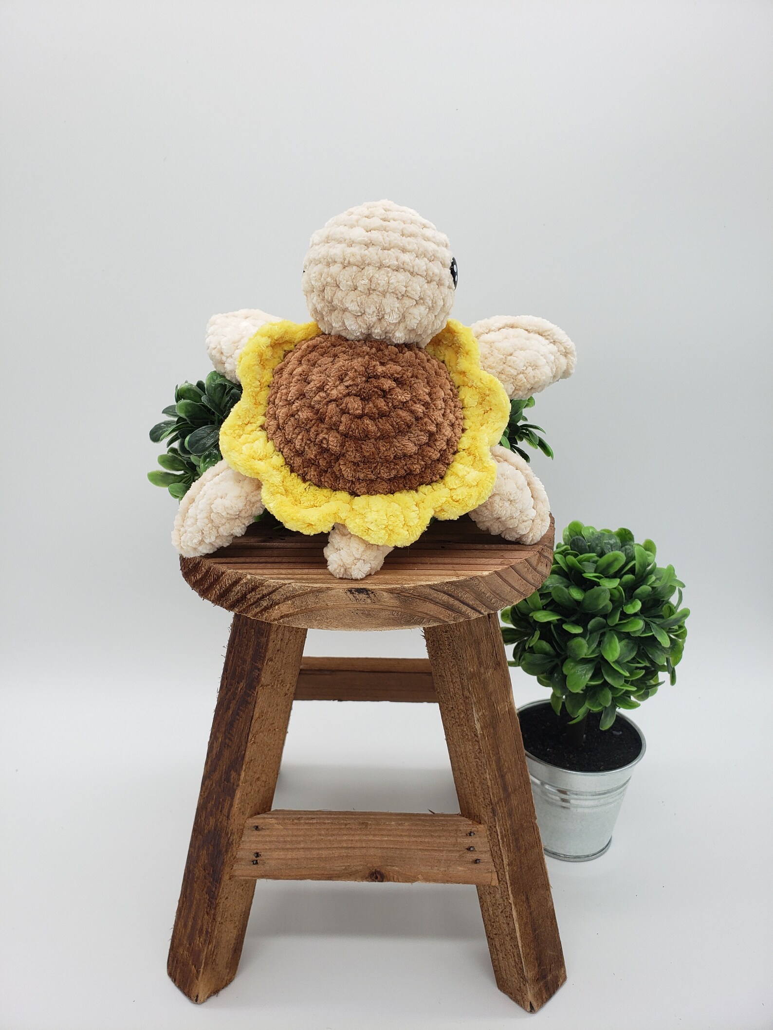 Petal the Sunflower Turtle Pattern Crochet PDF Download Etsy México