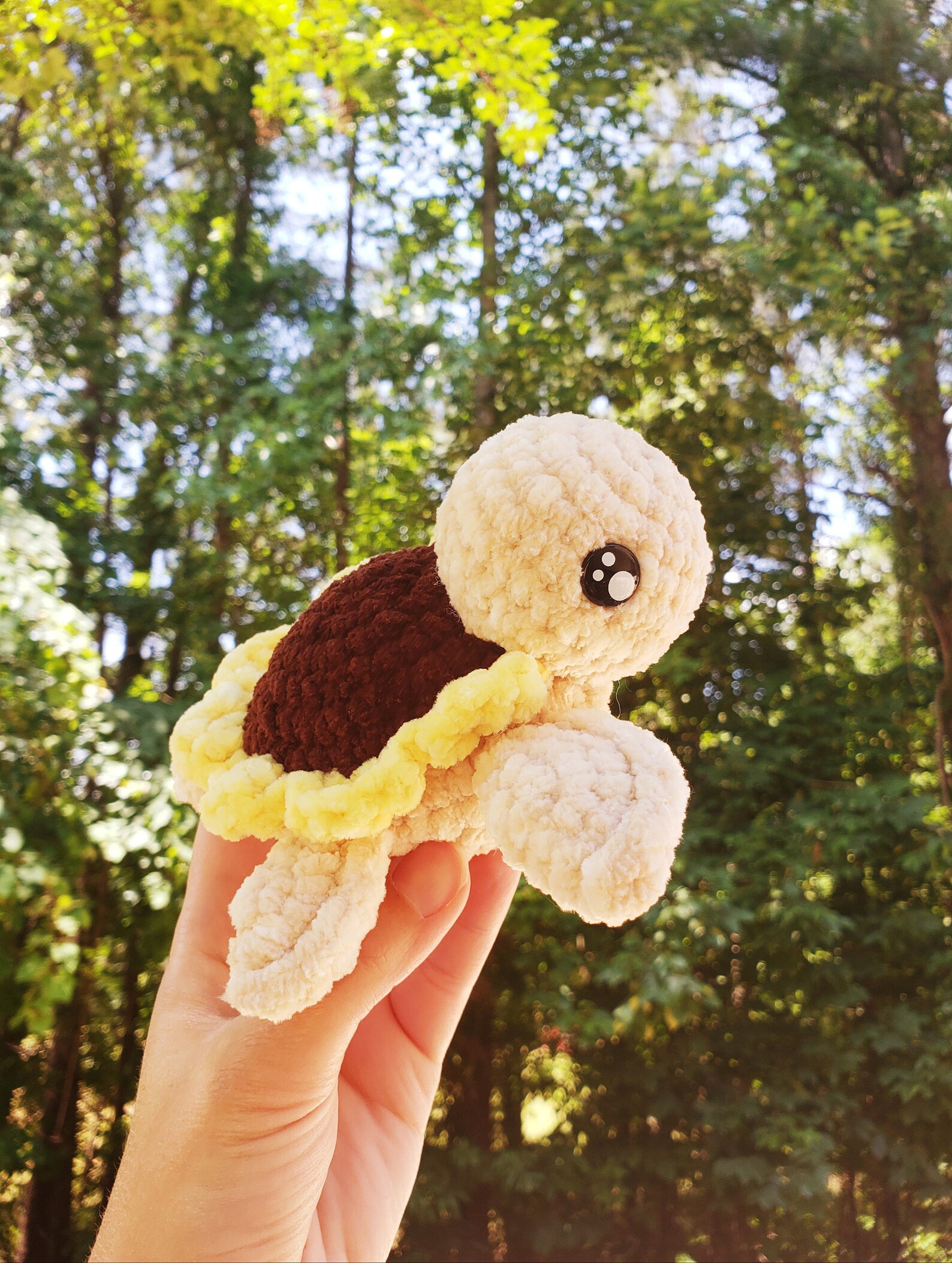 Petal the Sunflower Turtle Pattern Crochet PDF Download Etsy