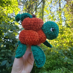 2in1 Pumpkin Turtle Pattern Crochet PDF Download Beginner Friendly Amigurumi image 2