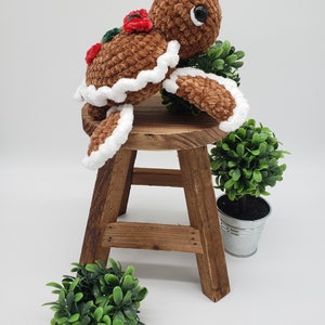 Gingerbread Turtle Pattern Crochet PDF Download Beginner Friendly Amigurumi image 4