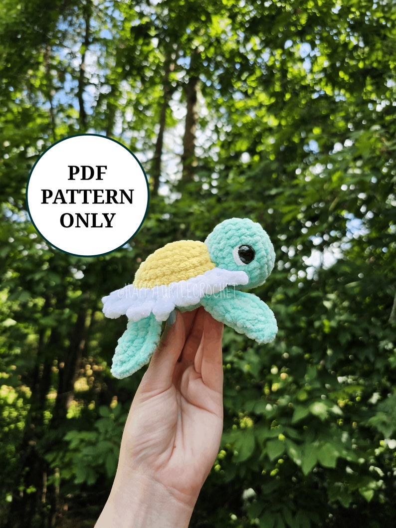 Daisy Turtle Crochet Pattern PDF Download Beginner Friendly Amigurumi image 2