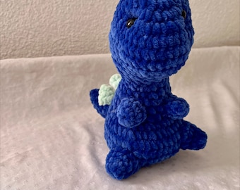 Dino- crocheted plush toy, soft, birthday gift, amigurumi, crochet toy, crochet figure