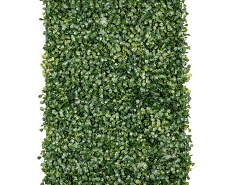 Faux Silk Boxwood Greenery Wall Panel Mat Backdrop 60cm x 40cm