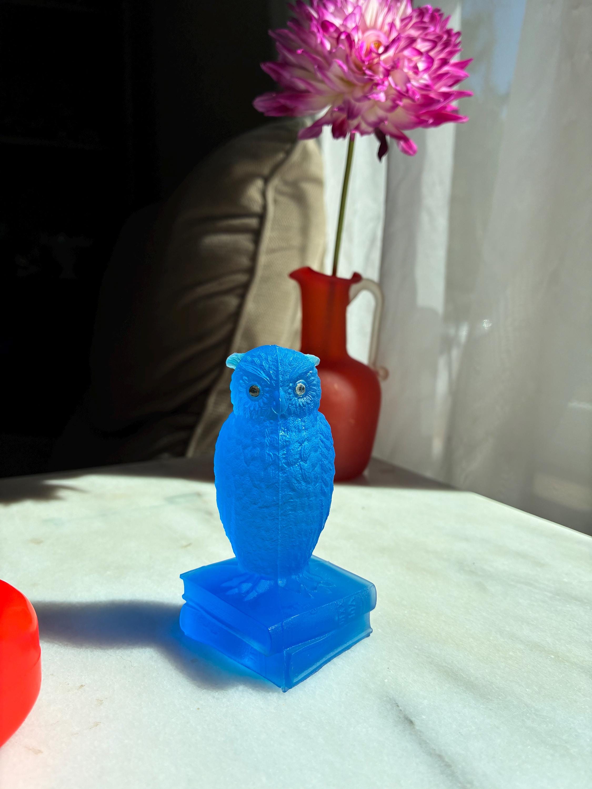 Westmoreland Glass Wise Owl on Books