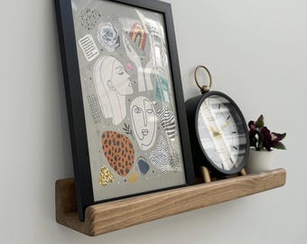 Picture Ledge Shelf,  Gallery Wall Set Shelves, Wooden Wall Shelf, Floating Shelf,  Ledge Shelves