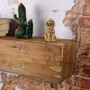 Rustikaler Kaminsims aus Holz | Rustikaler Kaminsims | Kaminsims | Kamin Dekor | Rustikales Wohndekor | Kaminsims | Neues Zuhause Geschenk