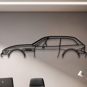 Metal Car Decor Wall Art, Unique Valentine&#39;s Day Gift for Car Lovers, Modern Automotive Decor for Him, Garage or Office Gifts