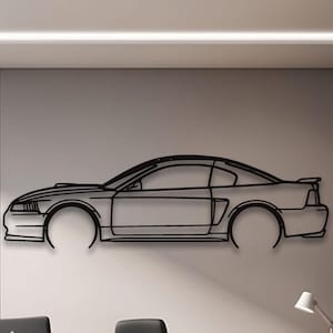 Metal Car Decor Wall Art, Unique Valentine&#39;s Day Gift for Car Lovers, Modern Automotive Decor for Him, Garage or Office Gifts