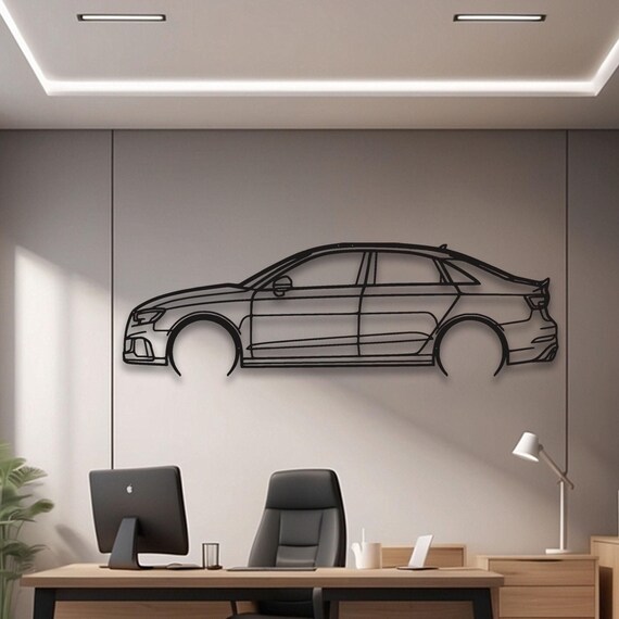 メタルカー ウォールアート モダンデザイン インテリア 壁掛け 壁面を