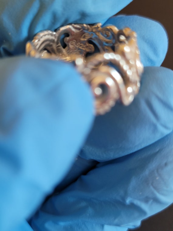 Carolyn Pollack Sterling Silver Scroll Ring Set - image 9