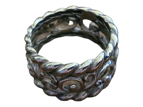 Carolyn Pollack Sterling Silver Scroll Ring Set - image 3